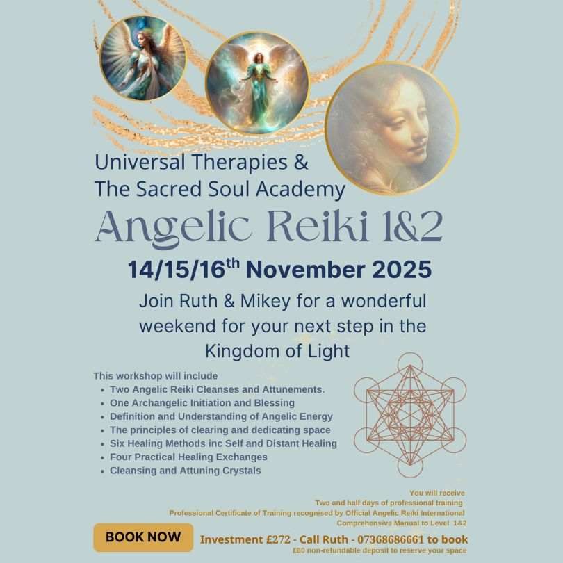 Angelic Reiki 1 & 2 Workshop