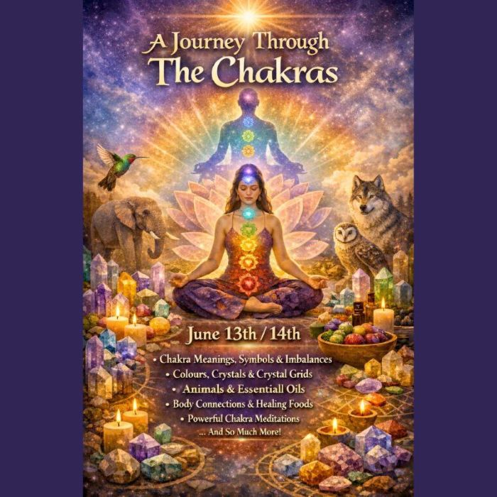 Journey Through the Chakras – Weekend Retreat